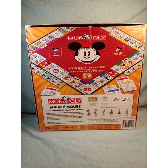 Monopoly Mickey Mouse 75th Anniversary Collectors Edition - Picture 2 of 4